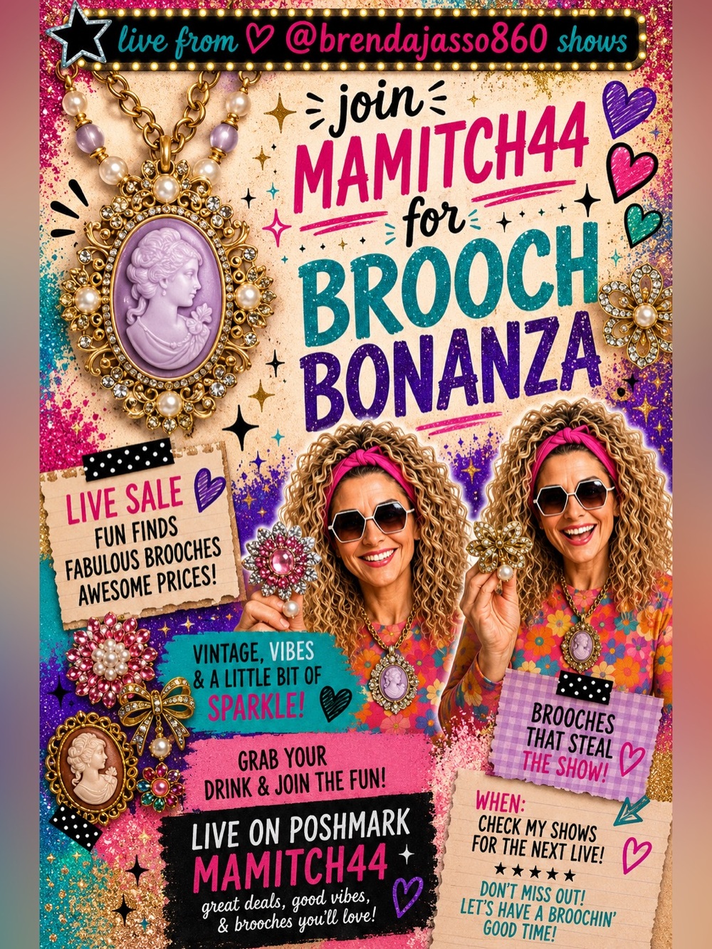 Pop up celebrity guest host Mamitch44